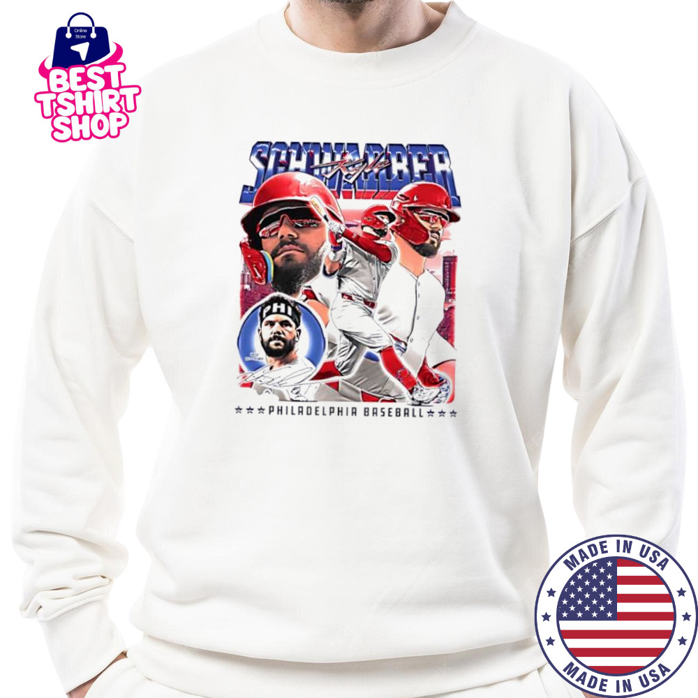 Kyle Schwarber Philadelphia Vintage signature baseball shirt Sweatshirt