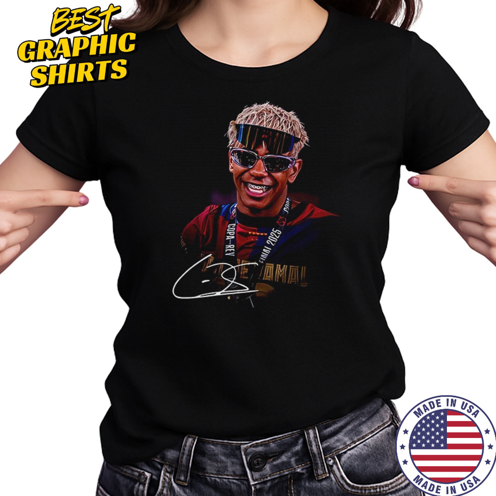 Lamine Yamal Barcelona FC vintage signature shirt Women's T-shirt