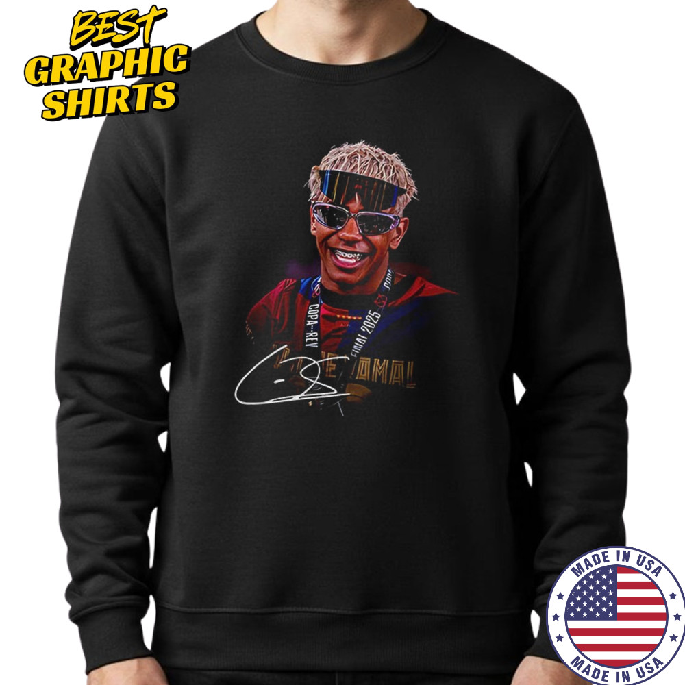 Lamine Yamal Barcelona FC vintage signature shirt Sweatshirt