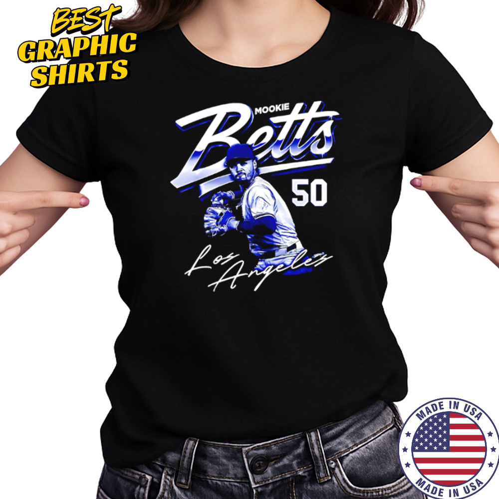 Mookie Betts Los Angeles Dodgers 50 signature shirt Women's T-shirt