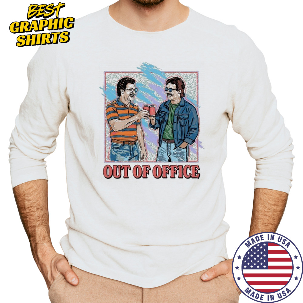 Out Of Office Cheers T-shirt Long Sleeved