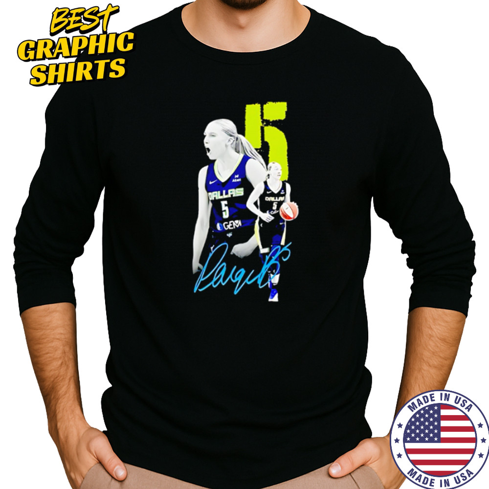 Paige bueckers Dallas wings wNBA 5 shirt Long Sleeved