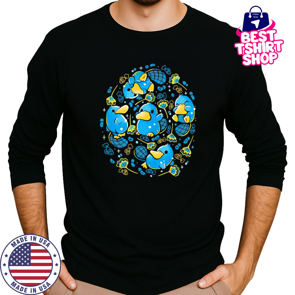 Platypus cute shirt Long Sleeved