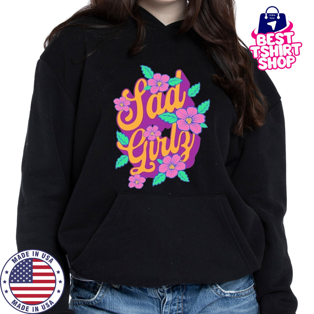Sad Boyz Sadgirlz Floral T-shirt Hoodie