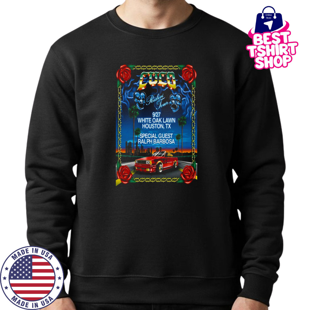 Sept 29 2025 CUCO Houston TX Tour Poster T-Shirt Sweatshirt