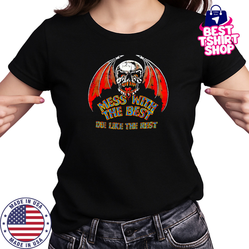 Skull Moto mess with the best die like the rest shirt Women's T-shirt