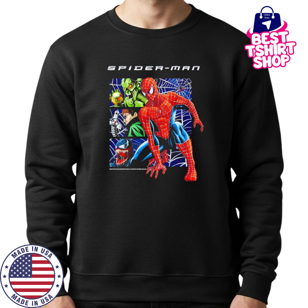 Spider man vs triple threat shirt Sweatshirt