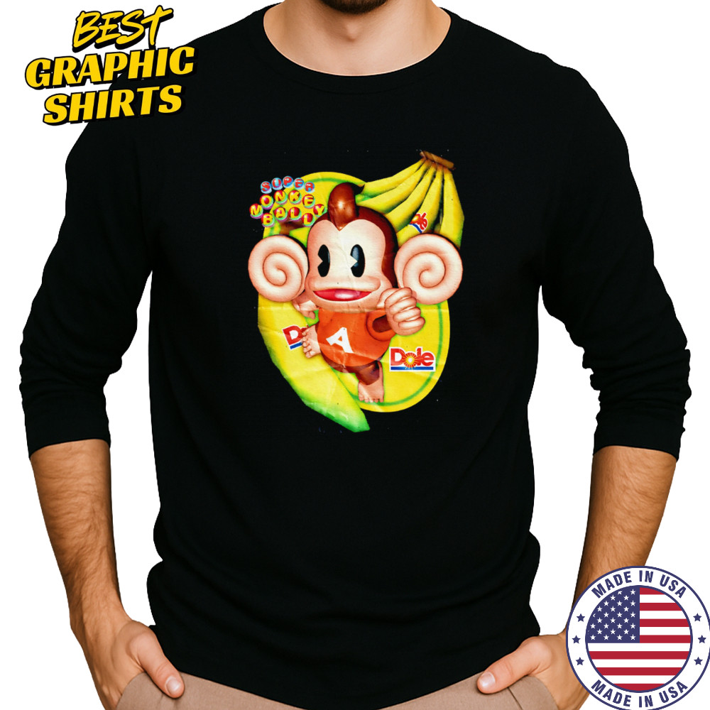 Super Monkey Ball x Dole shirt Long Sleeved