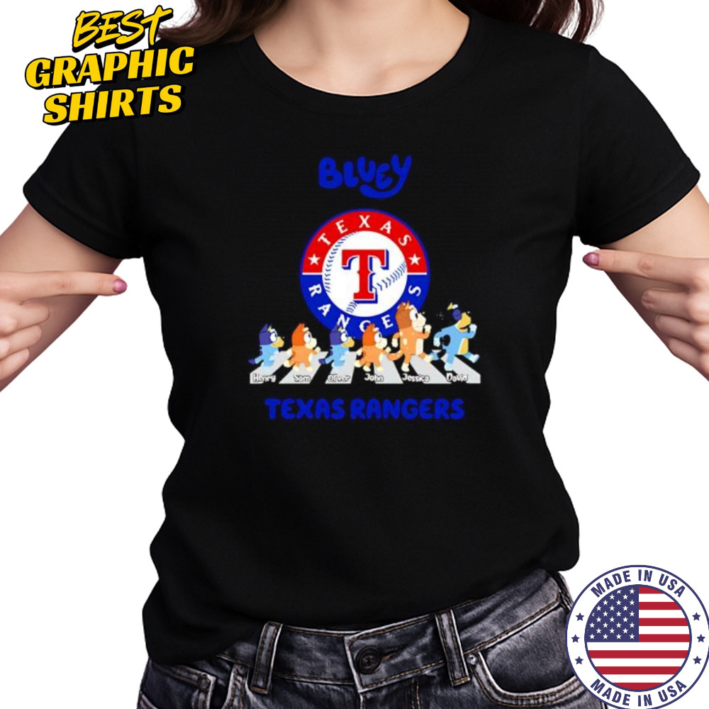 Texas Rangers Bluey Baseball Fan shirt Women's T-shirt