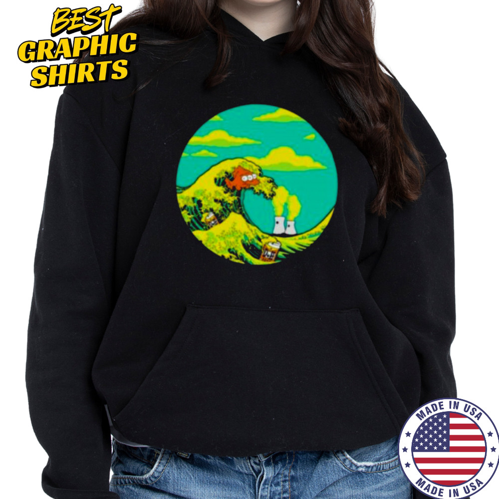 The Great Wave Off Springfield shirt Hoodie
