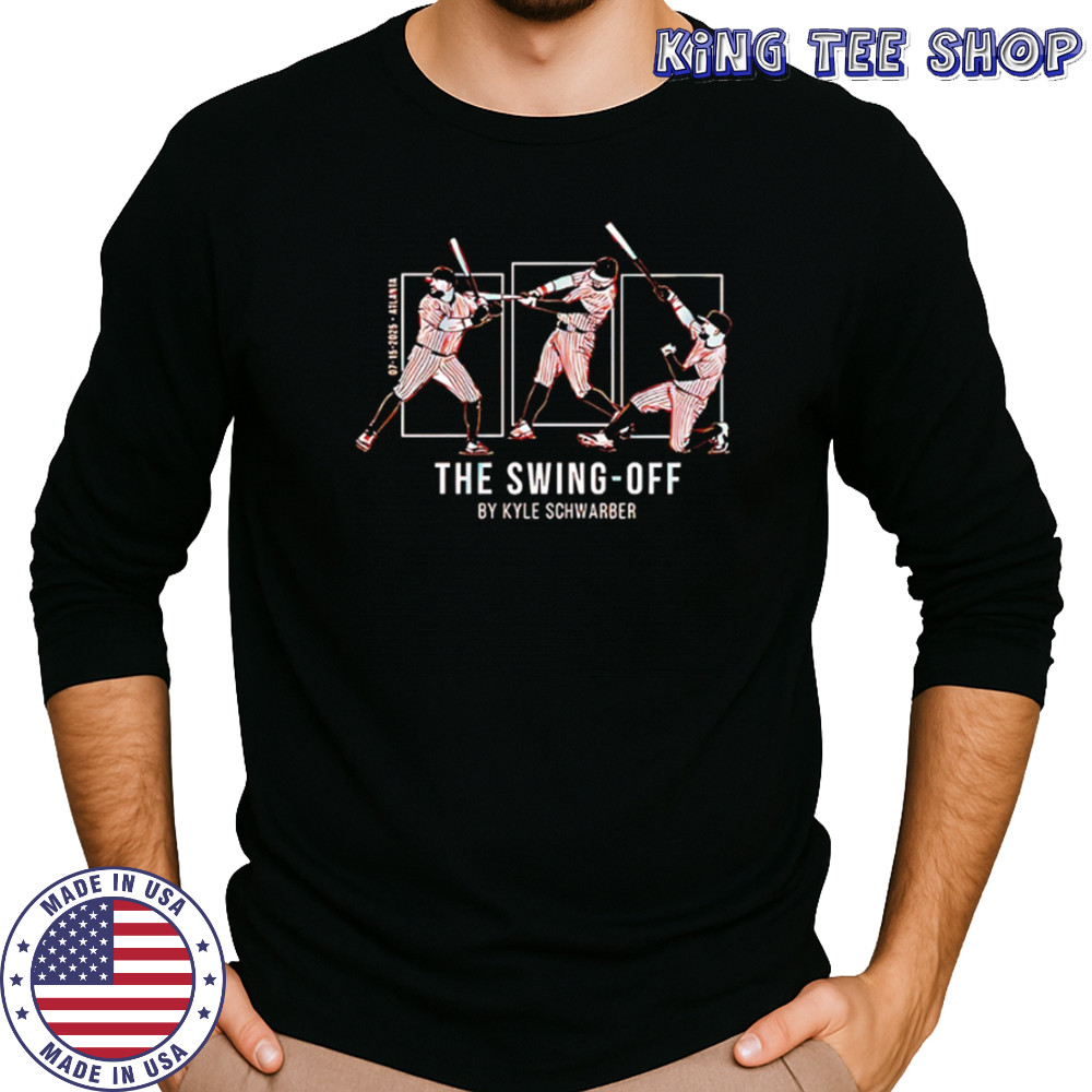 The Swing-off By Kyle Schwarber baseball shirt Long Sleeved