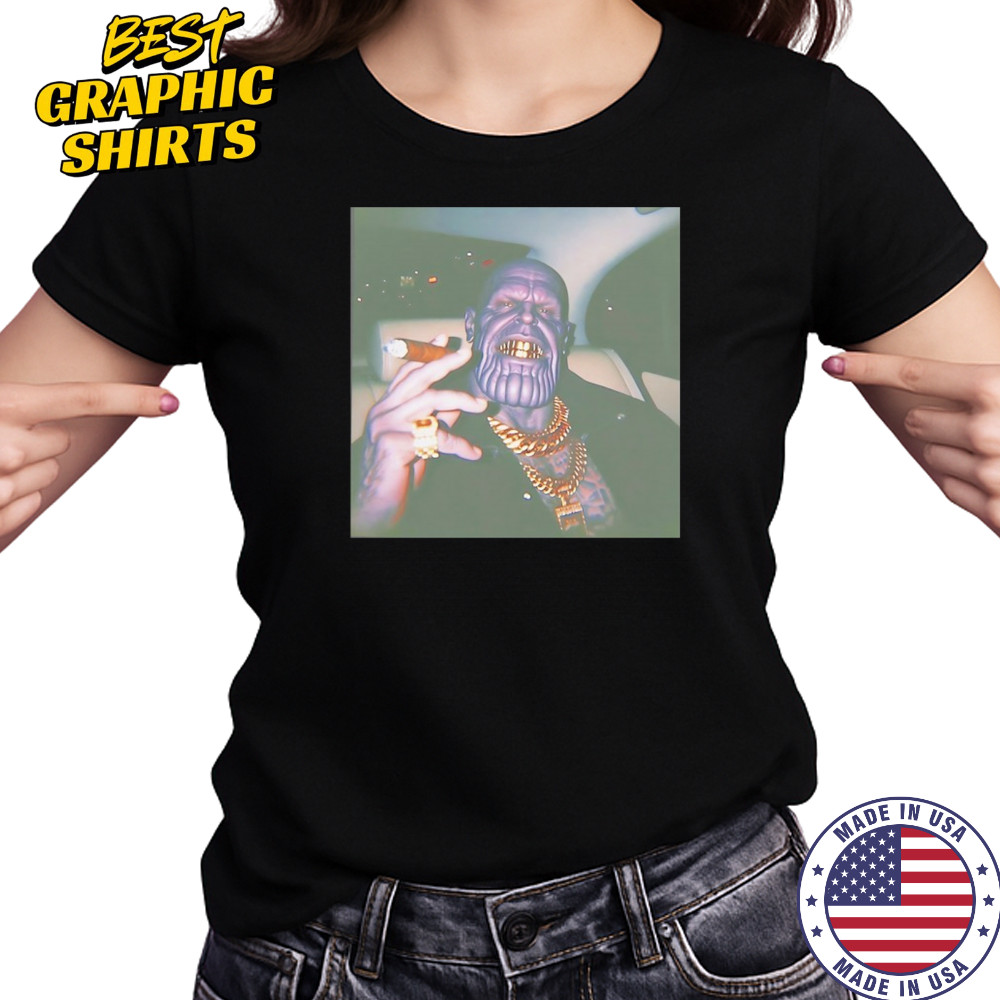 Thug Life Thanos grillz smoking shirt Women's T-shirt