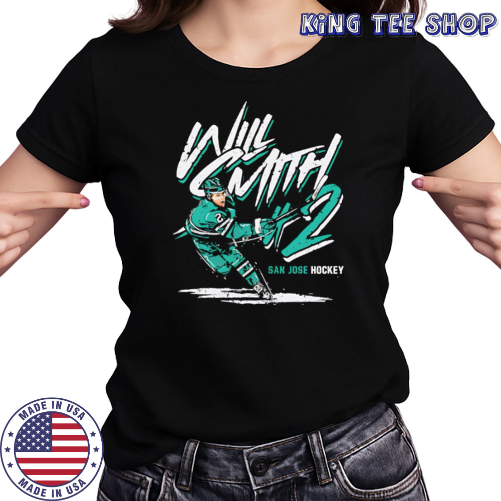 Will Smith 2 San Jose Player Name signature hockey shirt Women's T-shirt