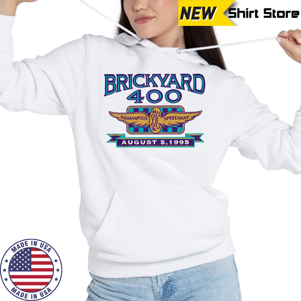 1995 Brickyard 400 logo shirt Hoodie