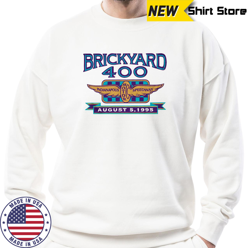 1995 Brickyard 400 logo shirt Sweatshirt