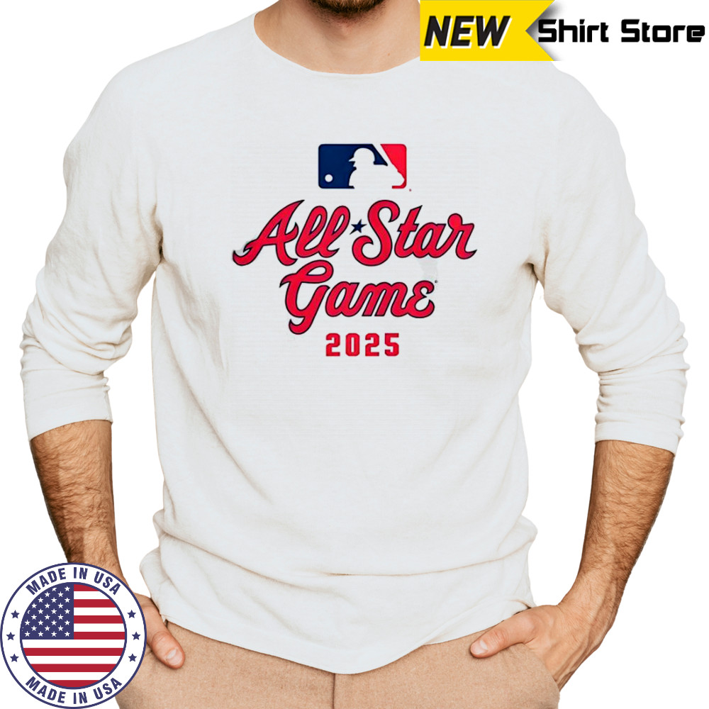 All Star Game Logo 2025 MLB T-Shirt Long Sleeved