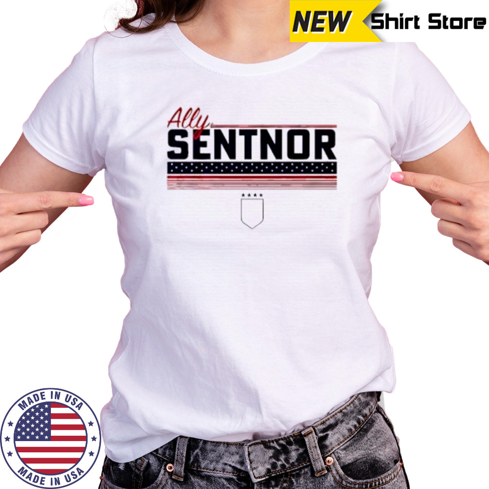 Ally Sentnor Stripe USWNTPA shirt Women's T-shirt