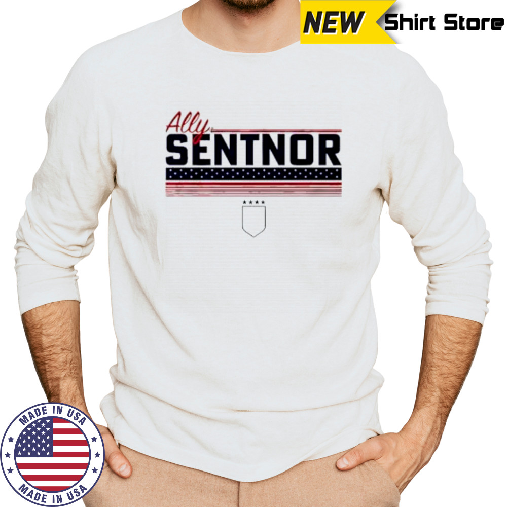 Ally Sentnor Stripe USWNTPA shirt Long Sleeved