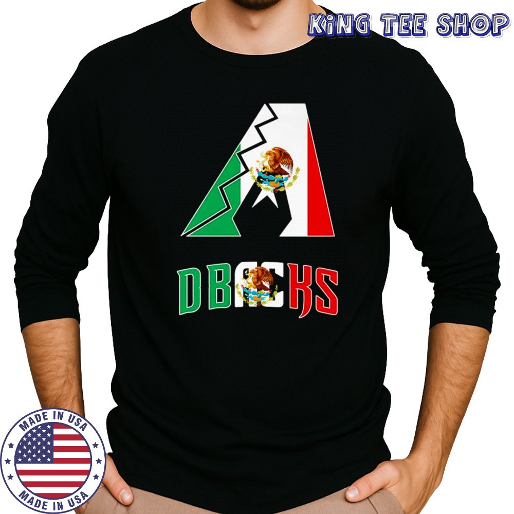 Arizona D-Backs Mexico logo shirt Long Sleeved