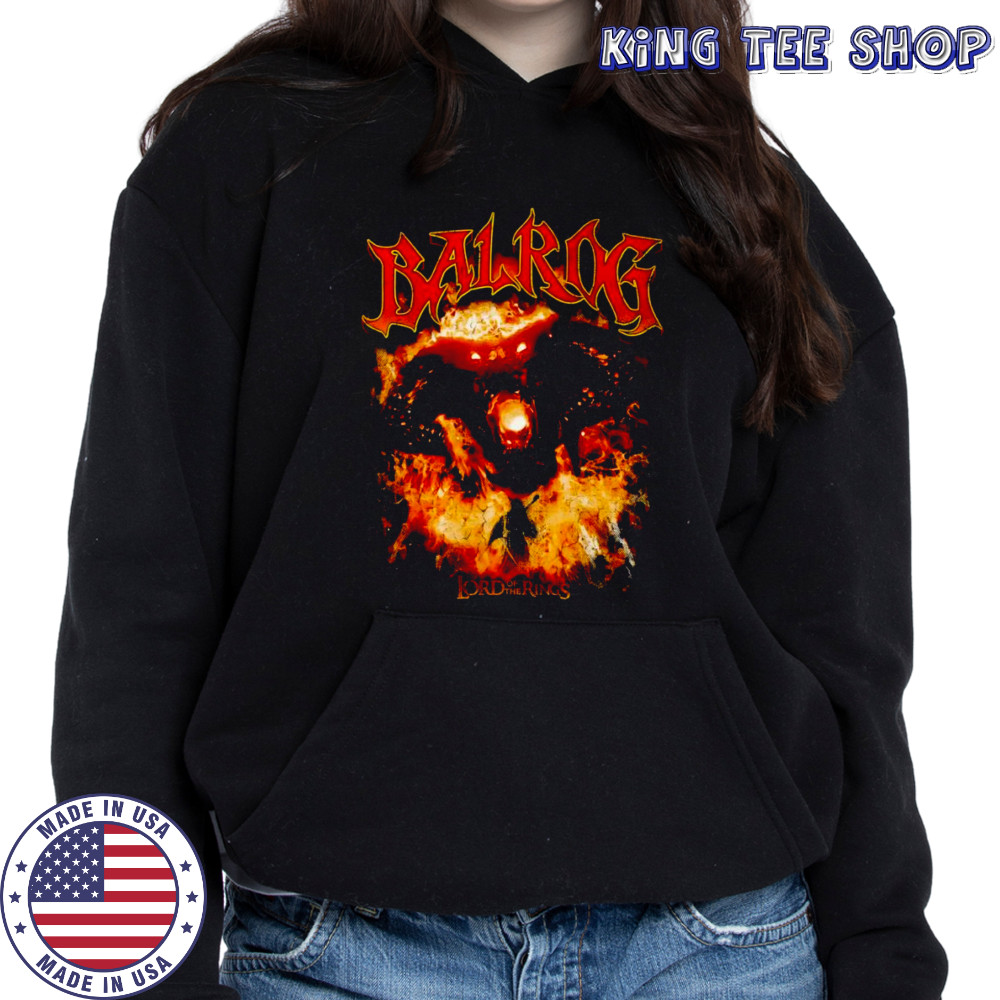Balrog Lord of the Rings graphic shirt Hoodie