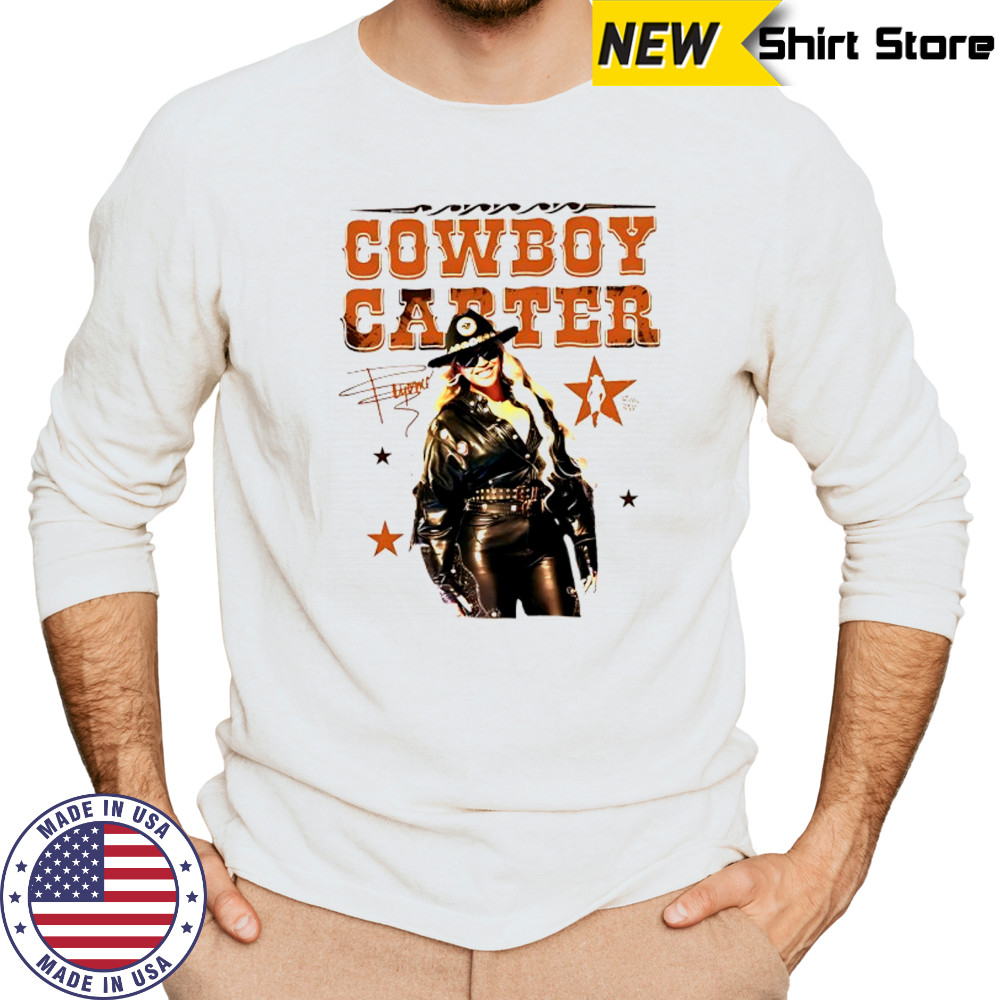 Beyonce Cowboy Carter Rodeo Chitlin’ Circuit tour signature shirt Long Sleeved