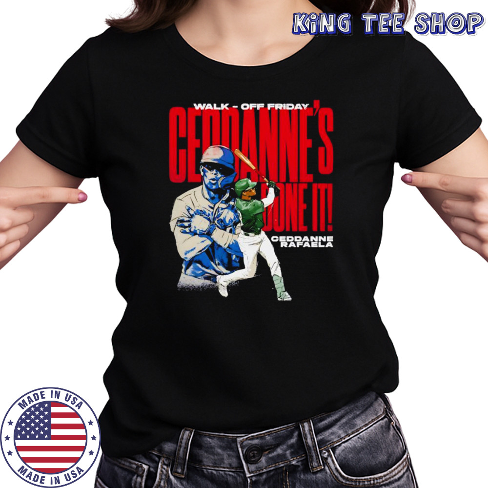 Ceddanne Rafaela Boston walk off shirt Women's T-shirt