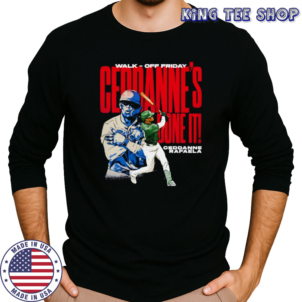 Ceddanne Rafaela Boston walk off shirt Long Sleeved