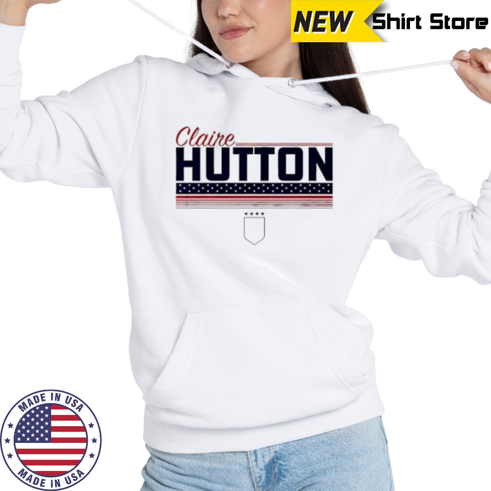 Claire Hutton Stripe USWNTPA shirt Hoodie