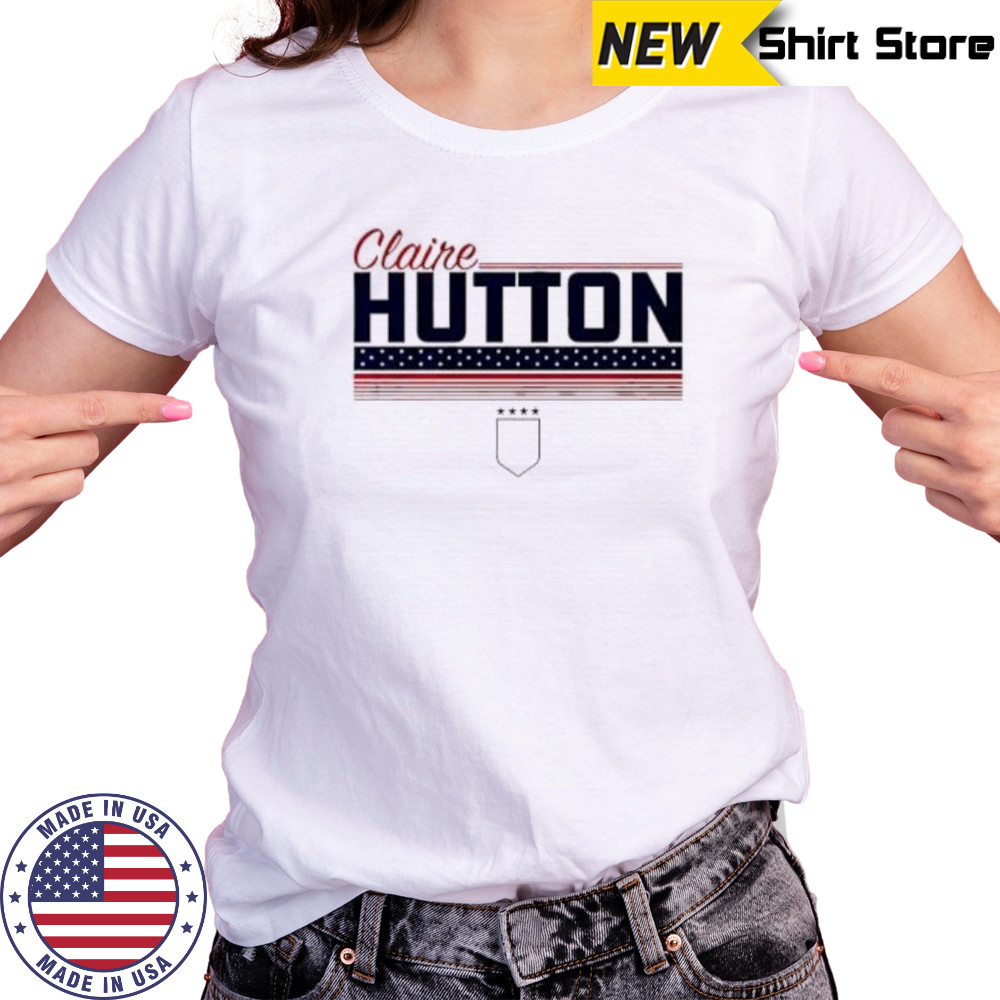 Claire Hutton Stripe USWNTPA shirt Women's T-shirt