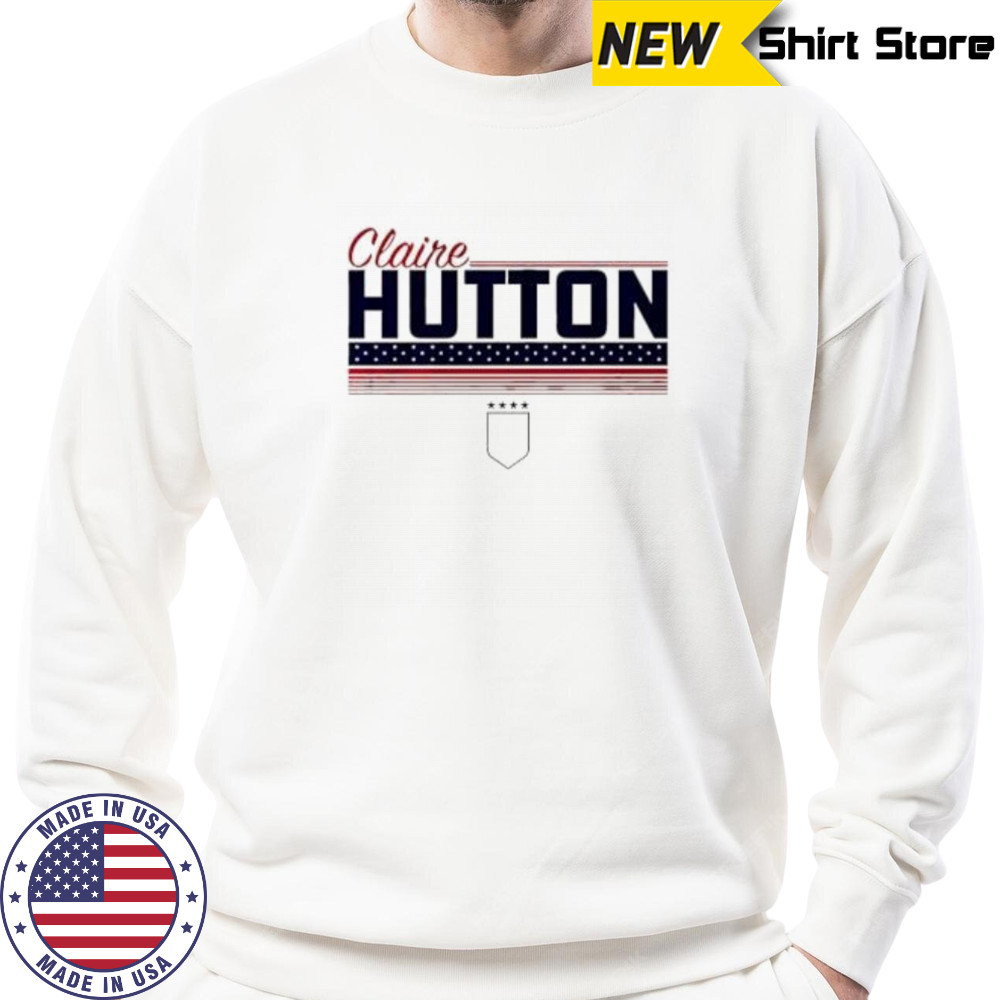 Claire Hutton Stripe USWNTPA shirt Sweatshirt