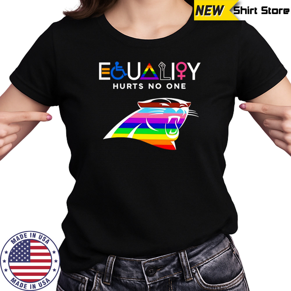 Equality hurts no one Carolina Panthers shirt Women's T-shirt