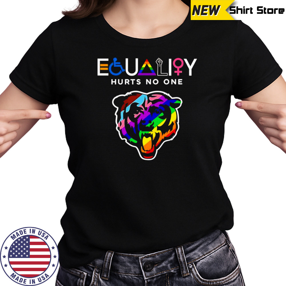 Equality hurts no one Chicago Bears shirt Women's T-shirt