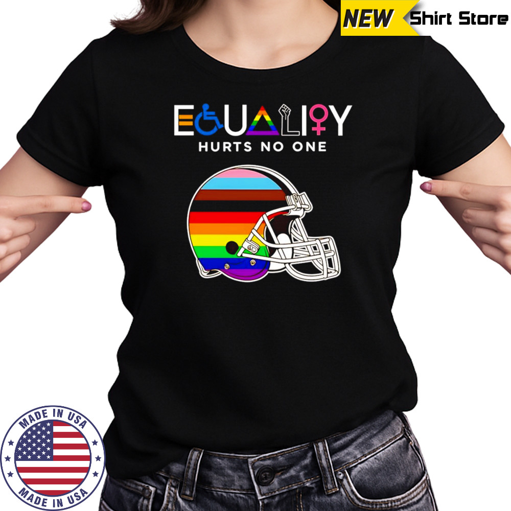 Equality hurts no one Cleveland Browns shirt Women's T-shirt