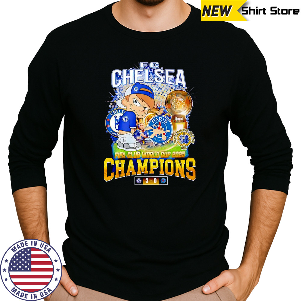 FC Chelsea pee on Paris Saint-Germain Fifa Club World Cup 2025 Champions Long Sleeved