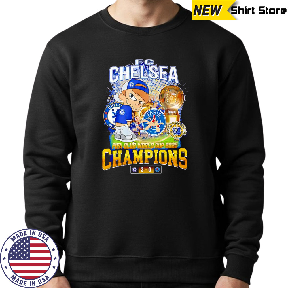 FC Chelsea pee on Paris Saint-Germain Fifa Club World Cup 2025 Champions Sweatshirt