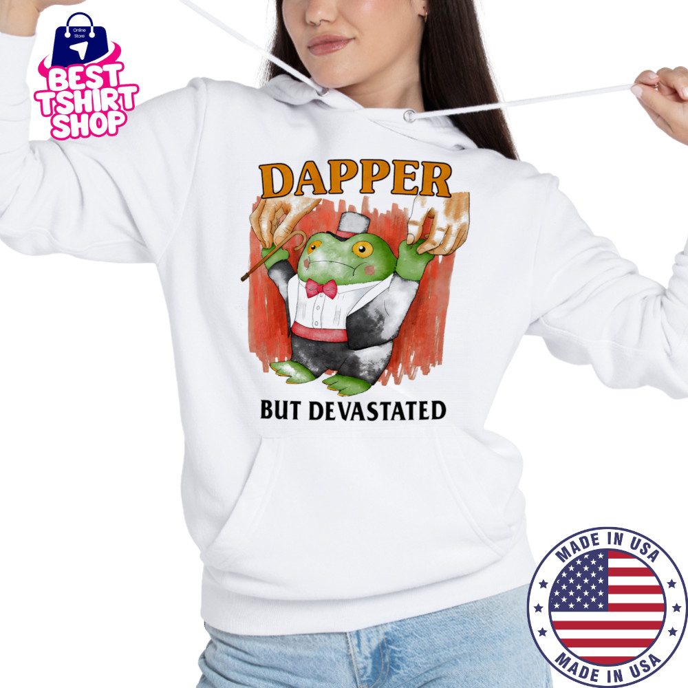 Frog dapper but devastated shirt Hoodie