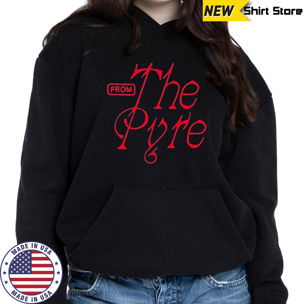 From The Pyre Black Logo T-Shirt Hoodie
