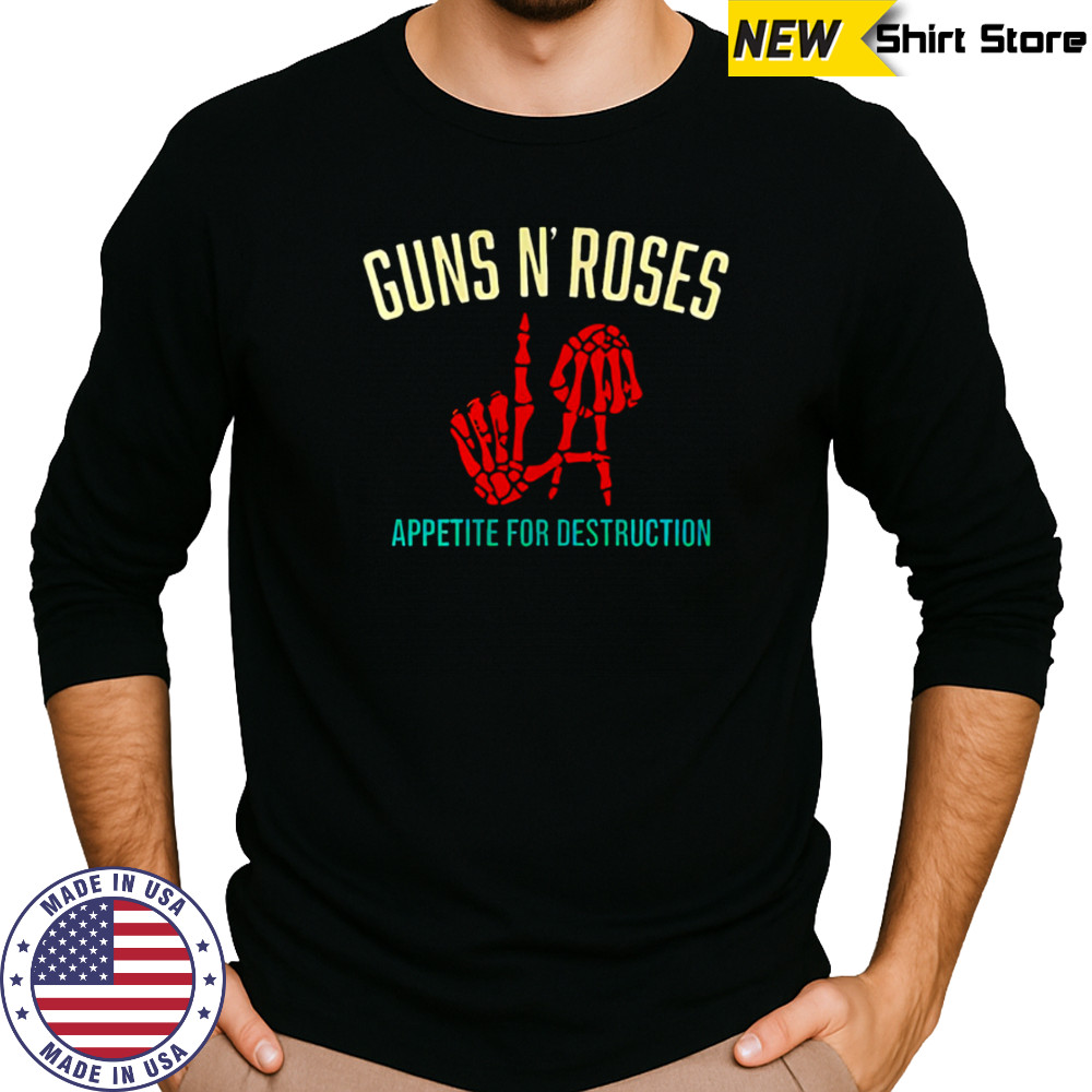 Guns N’ Roses 2025 Tour Munich shirt Long Sleeved