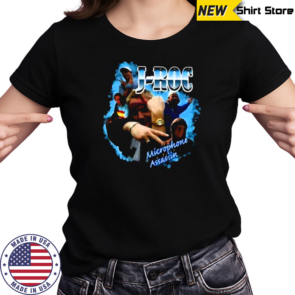 J Roc Jonathan Torrens microphone assassin graphic shirt Women's T-shirt