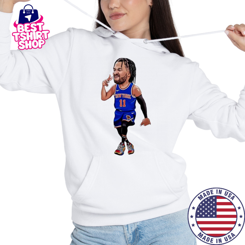 Jalen Brunson Art New York Knicks jersey cartoon shirt Hoodie