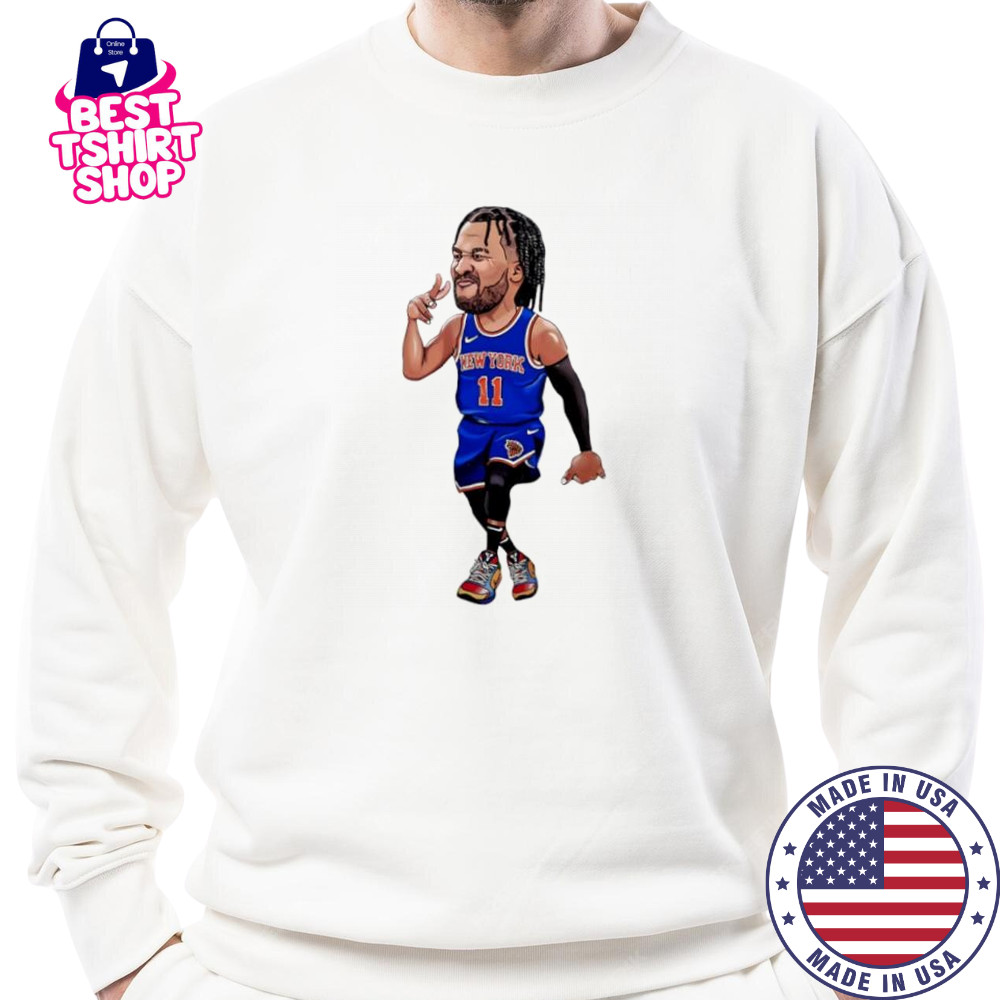 Jalen Brunson Art New York Knicks jersey cartoon shirt Sweatshirt