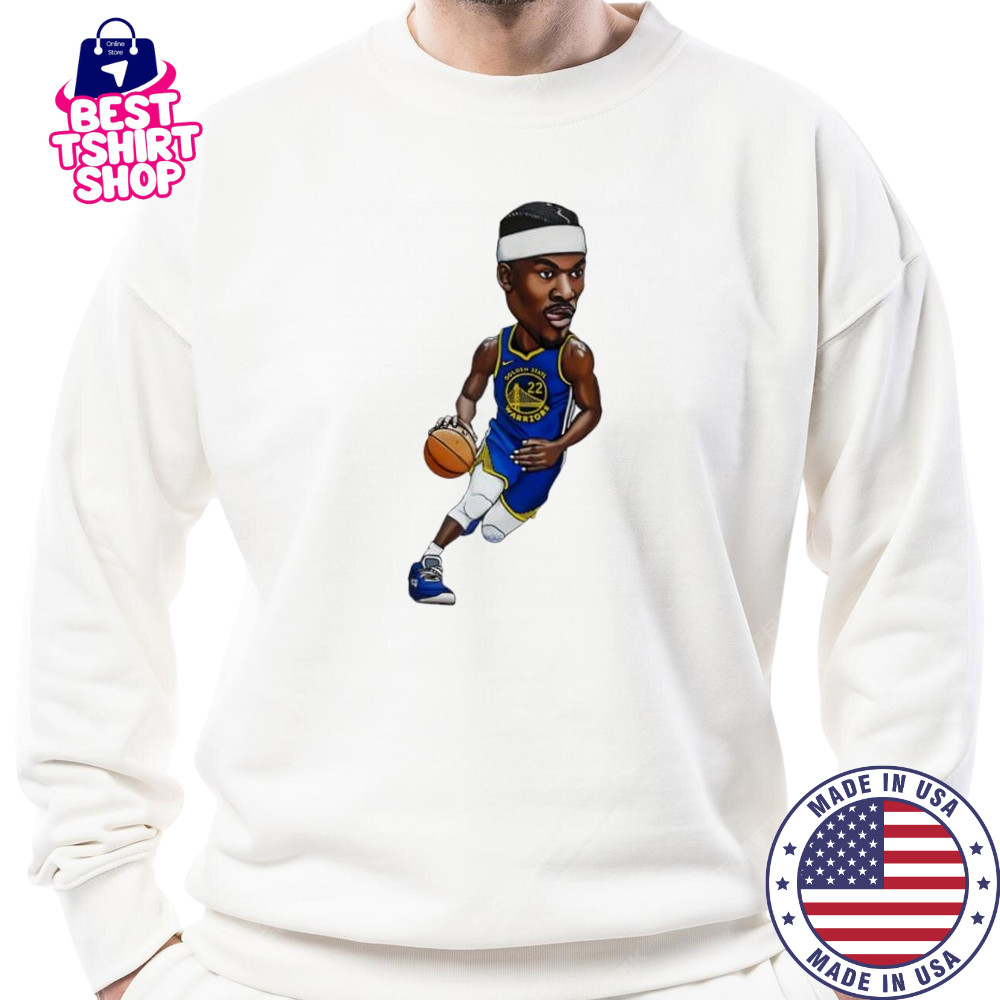 Jimmy Butler Art Magnet Golden State Warriors jersey cartoon shirt Sweatshirt