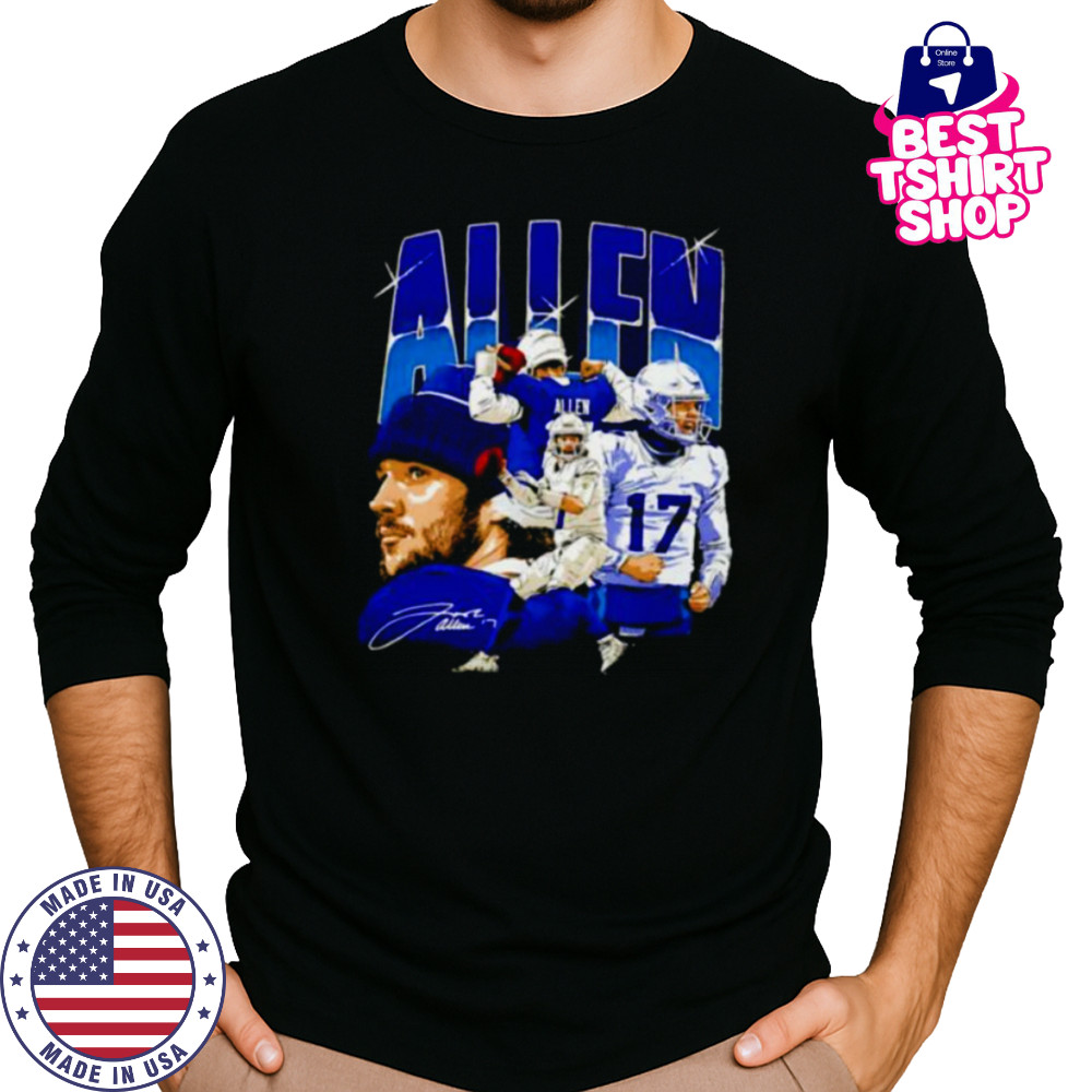 Josh Allen Buffalo Bills NFL 2025 graphic shirt Long Sleeved