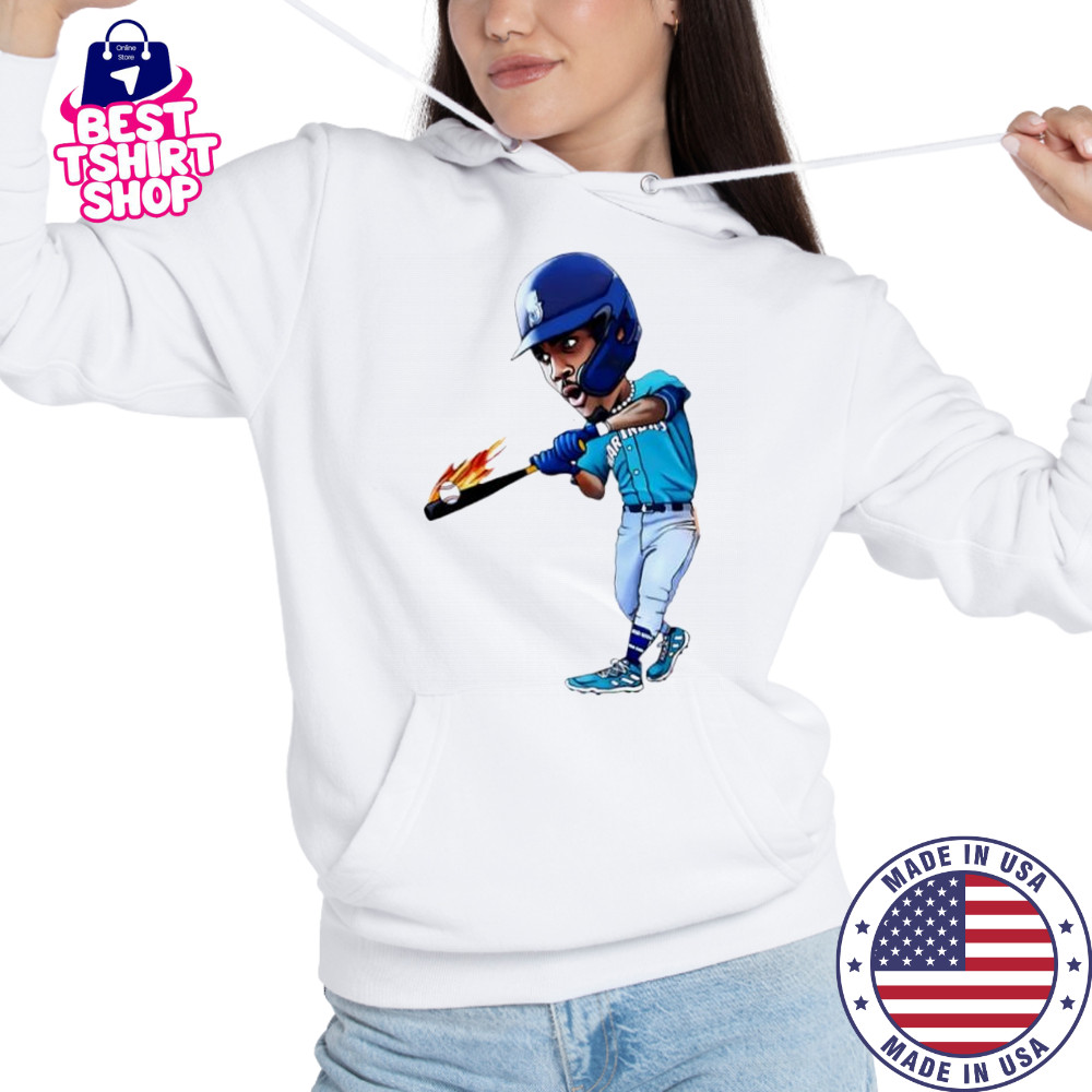 Julio Rodriguez J-Rod Art seattle mariners jersey cartoon shirt Hoodie