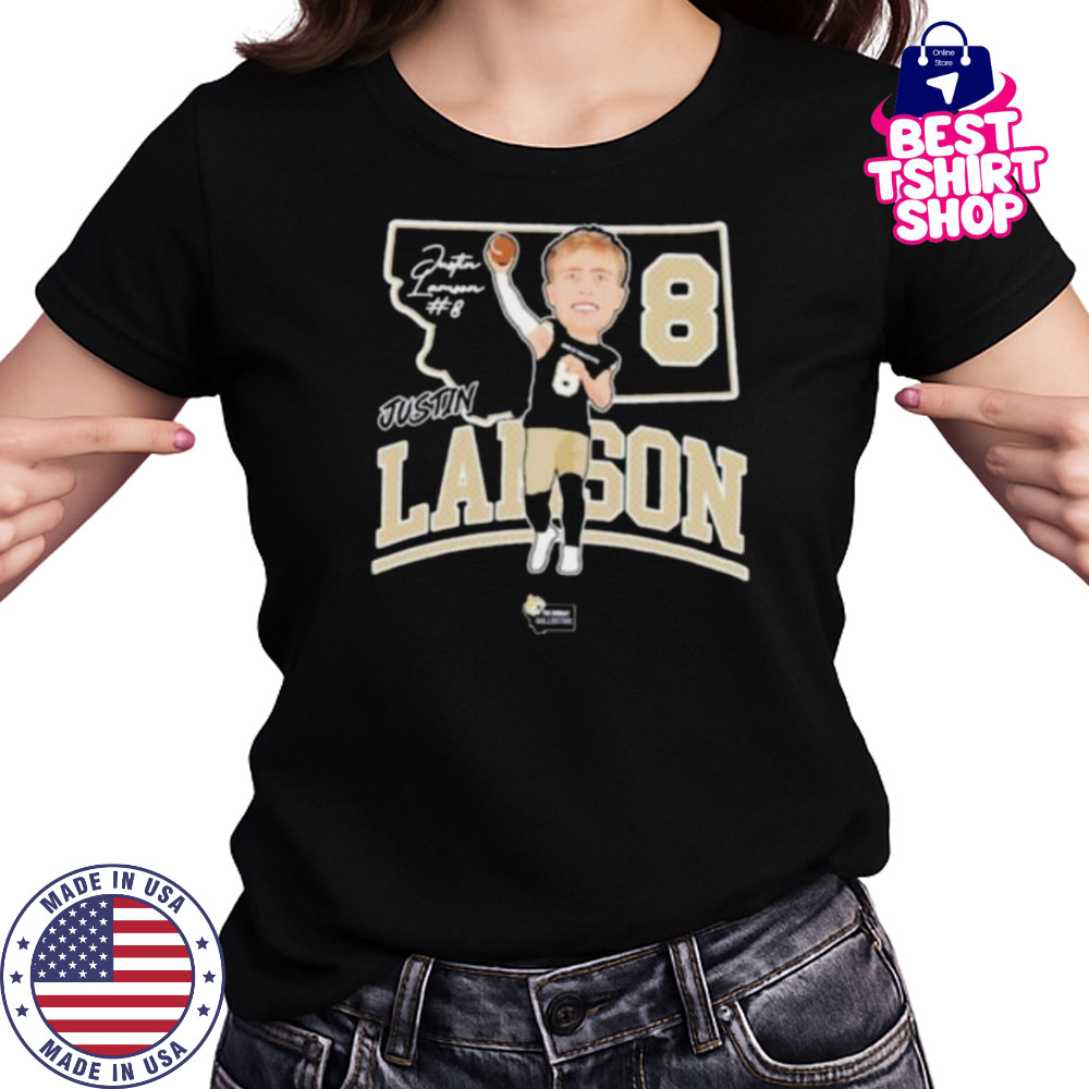 Justin Lamson #8 Montana State Bobcats football player shirt Women's T-shirt
