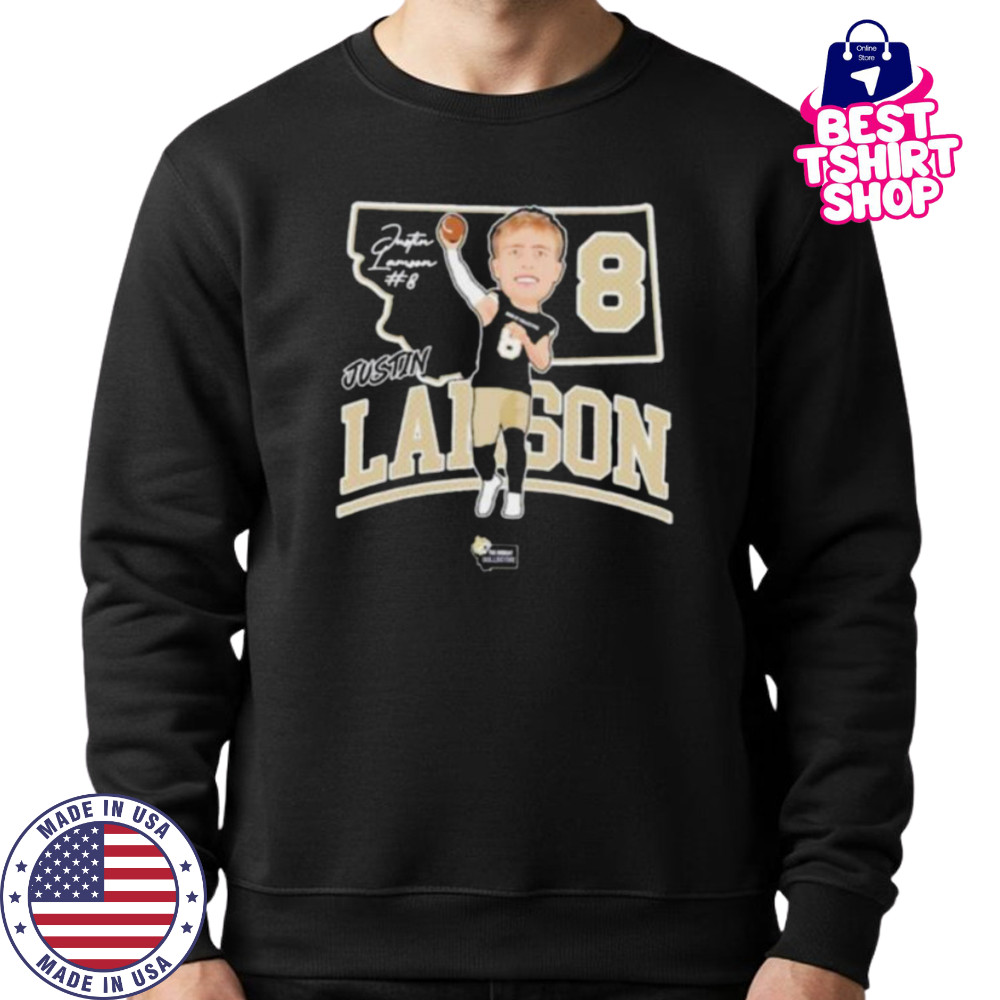 Justin Lamson #8 Montana State Bobcats football player shirt Sweatshirt
