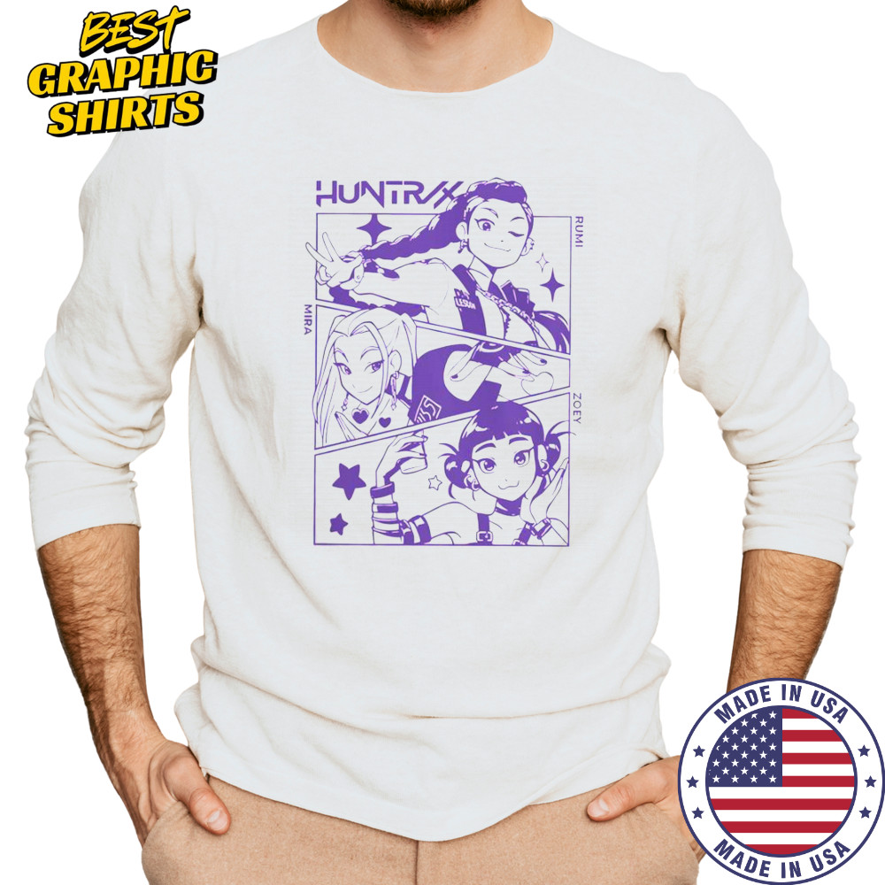 K-Pop Demon Hunters Huntrix T-Shirt Long Sleeved
