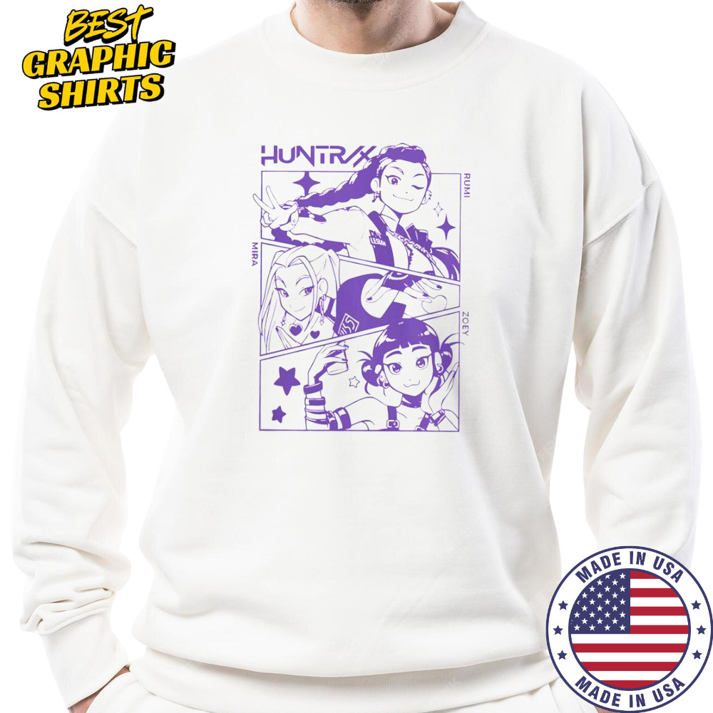 K-Pop Demon Hunters Huntrix T-Shirt Sweatshirt