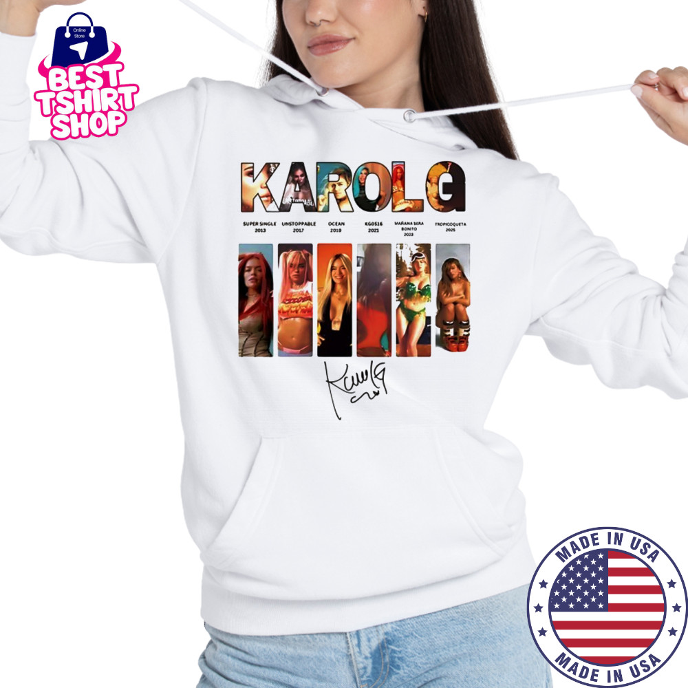 Karol G singer album signature shirt Hoodie