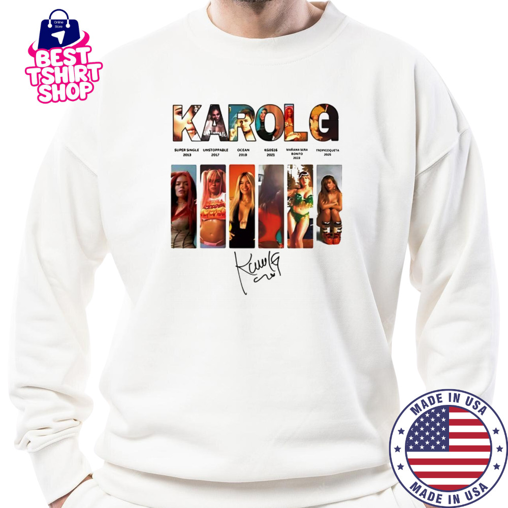 Karol G singer album signature shirt Sweatshirt